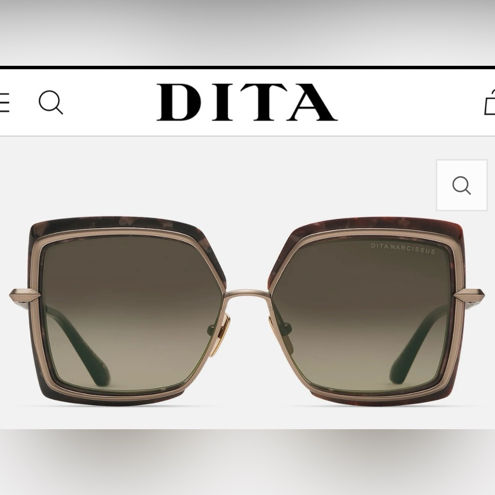 Like new! DITA Narcissus sunglasses.